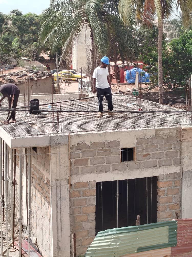 Construction work in progress in The Gambia